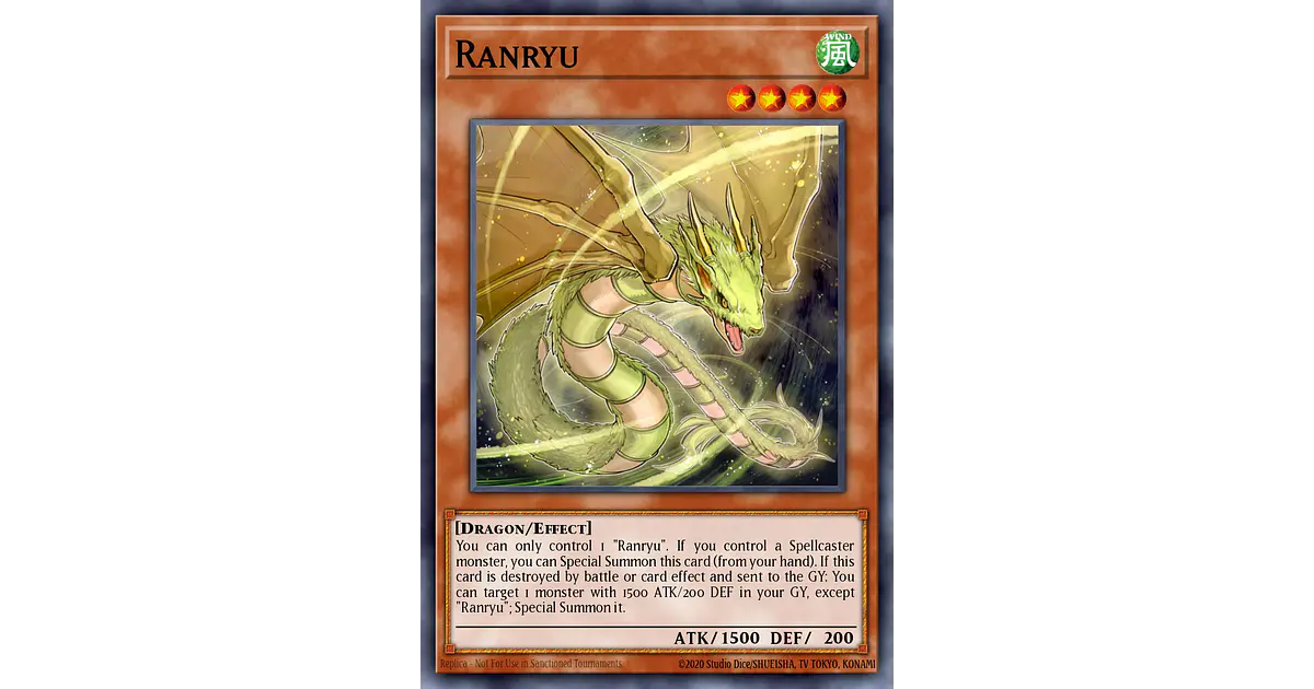 Ranryu - CH02-EN015 - Ultra Rare 1st Edition