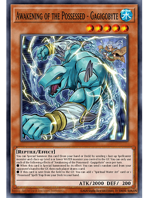 Awakening of the Possessed - Gagigobyte - CH02-EN017 - Ultra Rare 1st Edition