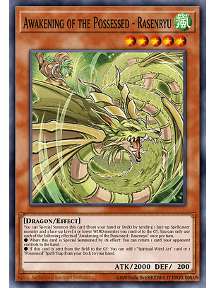 Awakening of the Possessed - Rasenryu - CH02-EN019 - Ultra Rare 1st Edition