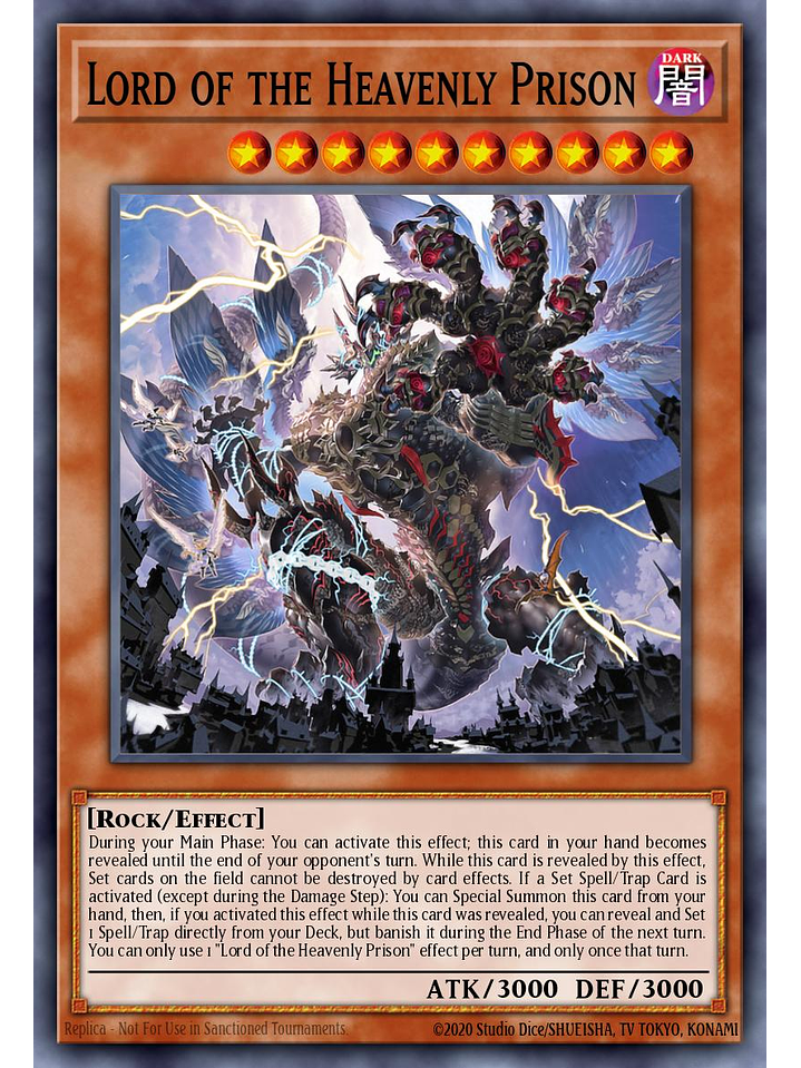 Lord of the Heavenly Prison - CH02-EN021 - Ultra Rare 1st Edition 1