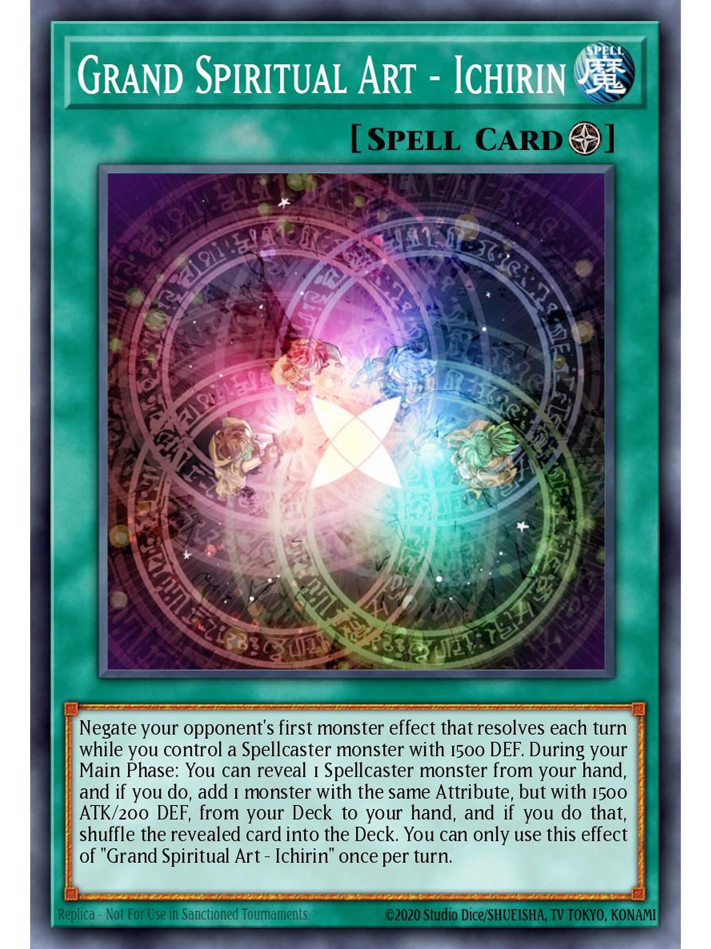 Grand Spiritual Art - Ichirin - CH02-EN030 - Ultra Rare 1st Edition 1