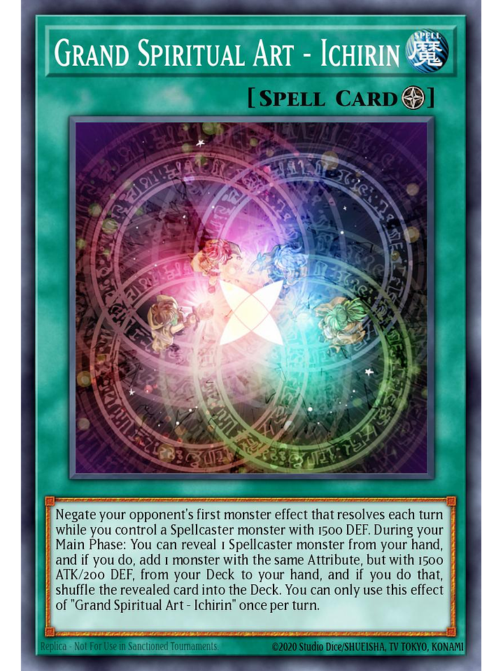 Grand Spiritual Art - Ichirin - CH02-EN030 - Ultra Rare 1st Edition 1