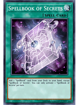 Spellbook of Secrets - CH02-EN032 - Ultra Rare 1st Edition