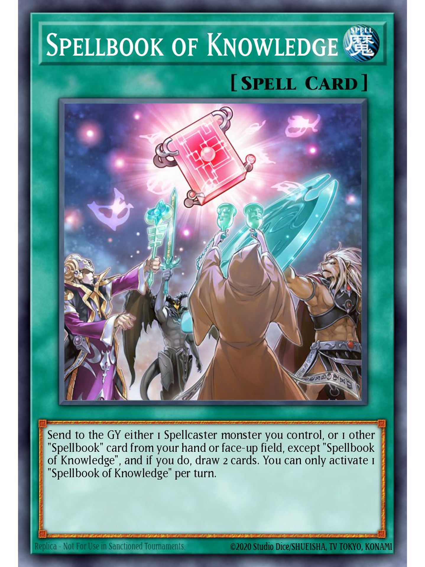 Spellbook of Knowledge - CH02-EN033 - Ultra Rare 1st Edition 1