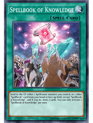 Spellbook of Knowledge - CH02-EN033 - Ultra Rare 1st Edition