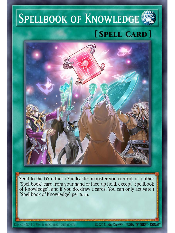 Spellbook of Knowledge - CH02-EN033 - Ultra Rare 1st Edition 1