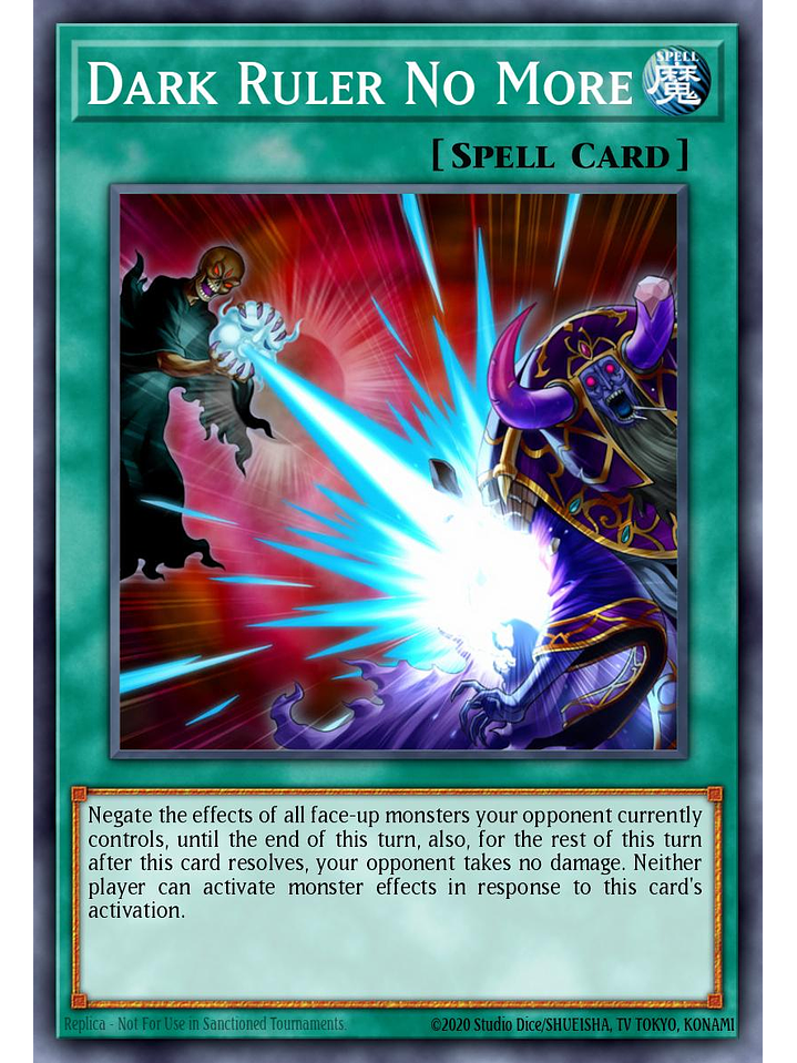 Dark Ruler No More - CH02-EN035 - Ultra Rare 1st Edition 1