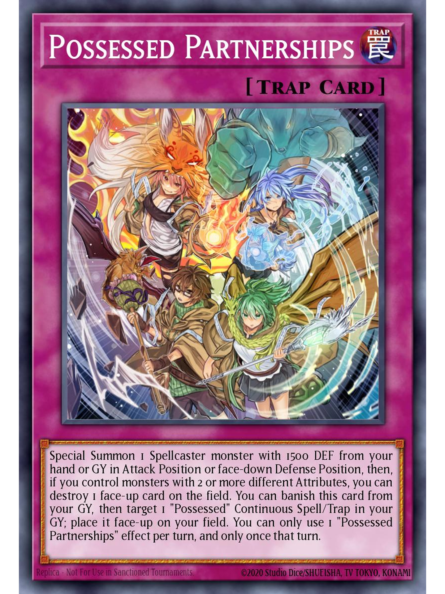 Possessed Partnerships - CH02-EN038 - Ultra Rare 1st Edition 1