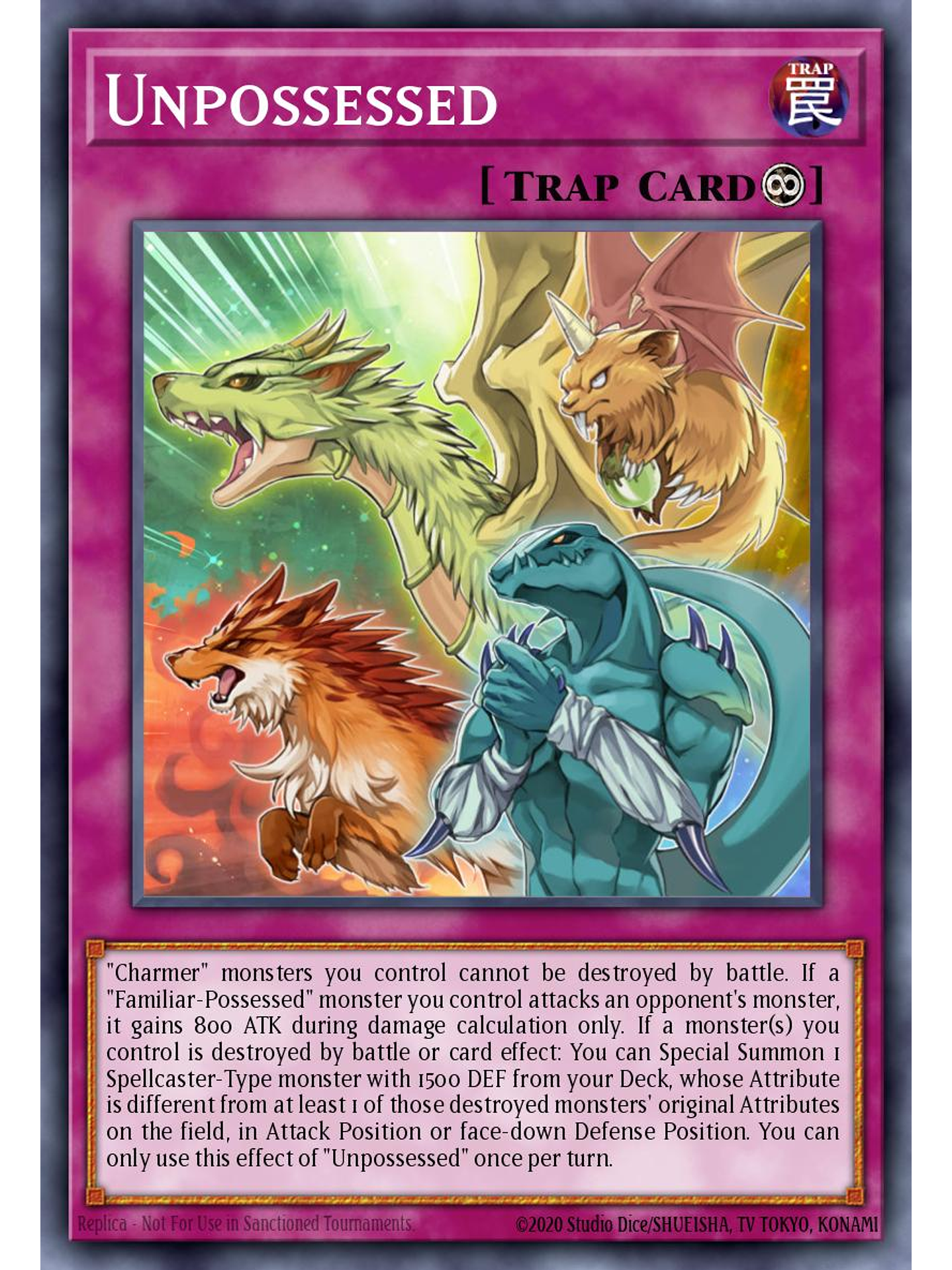 Unpossessed - CH02-EN039 - Ultra Rare 1st Edition 1