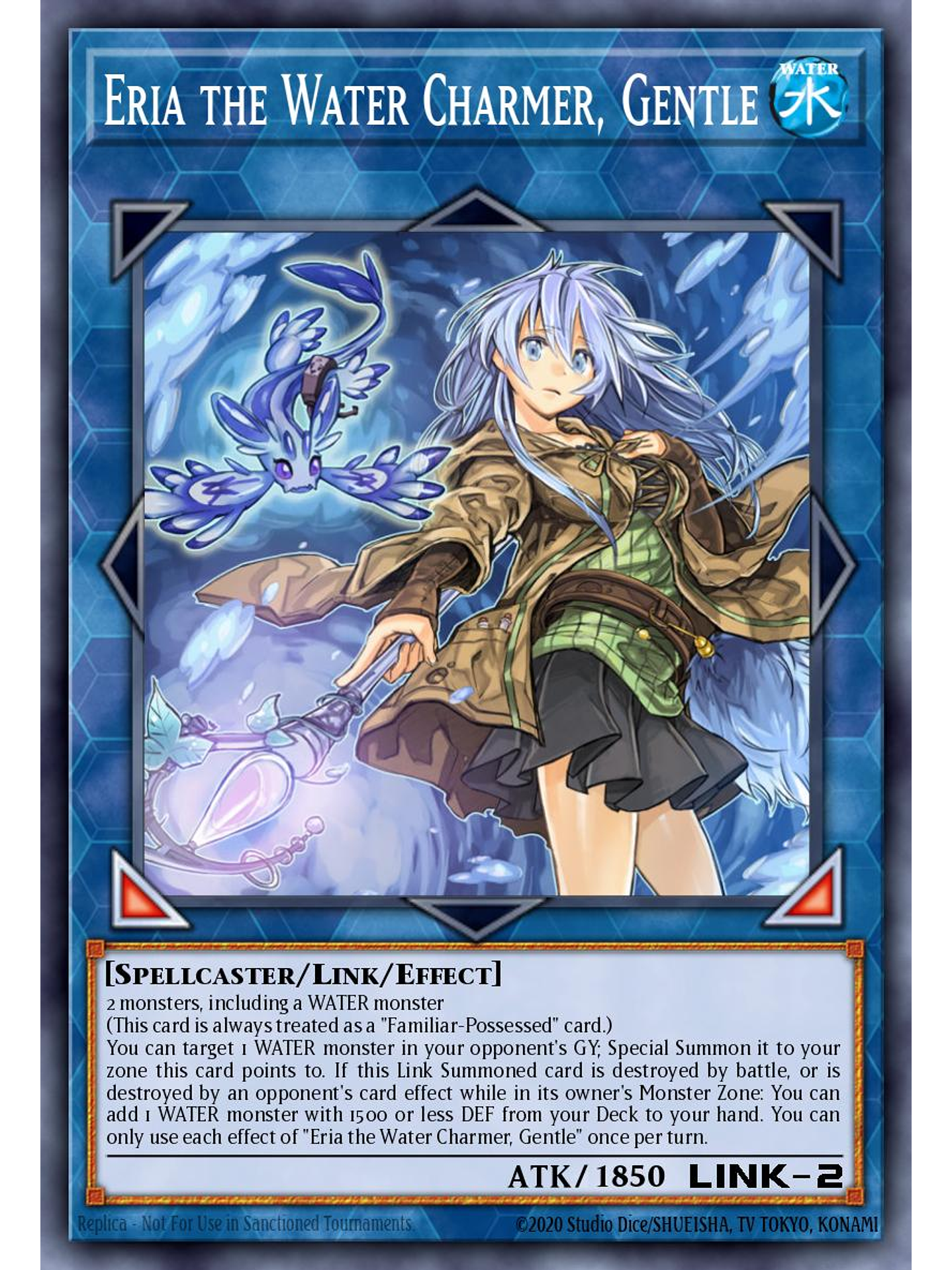 Eria the Water Charmer, Gentle - CH02-EN042 - Ultra Rare 1st Edition 1