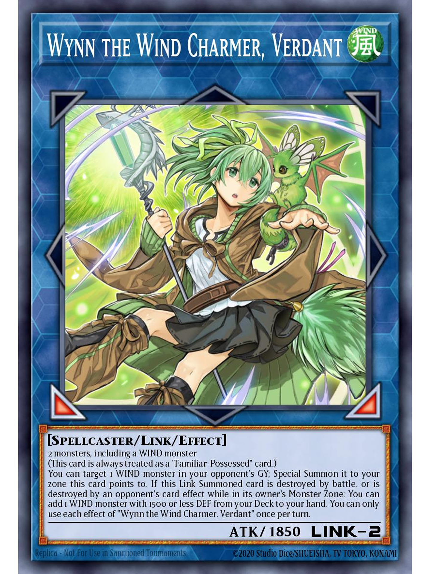 Wynn the Wind Charmer, Verdant - CH02-EN044 - Ultra Rare 1st Edition 1