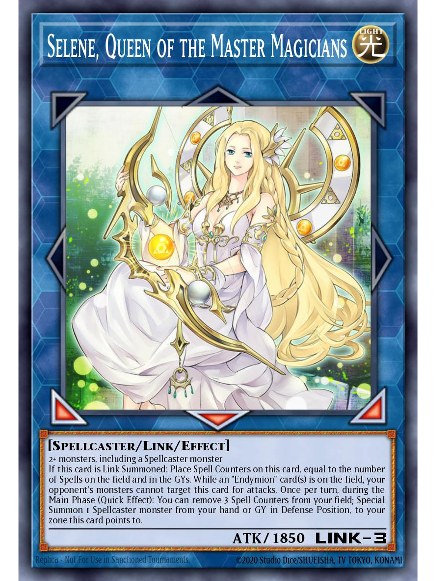 Selene, Queen of the Master Magicians - CH02-EN049 - Ultra Rare 1st Edition 1