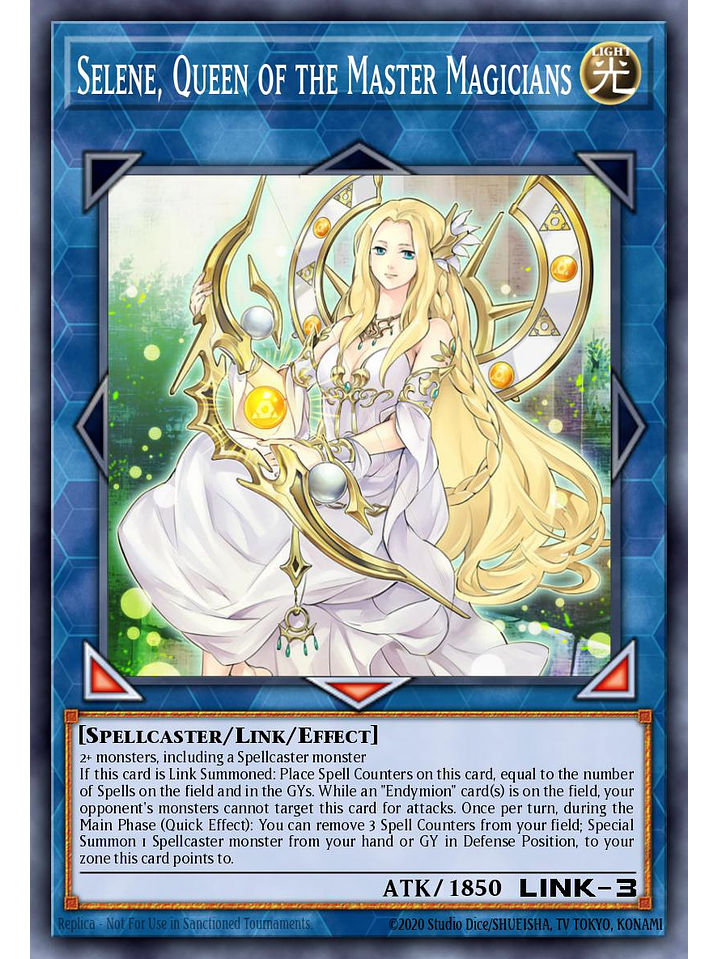 Selene, Queen of the Master Magicians - CH02-EN049 - Ultra Rare 1st Edition 1