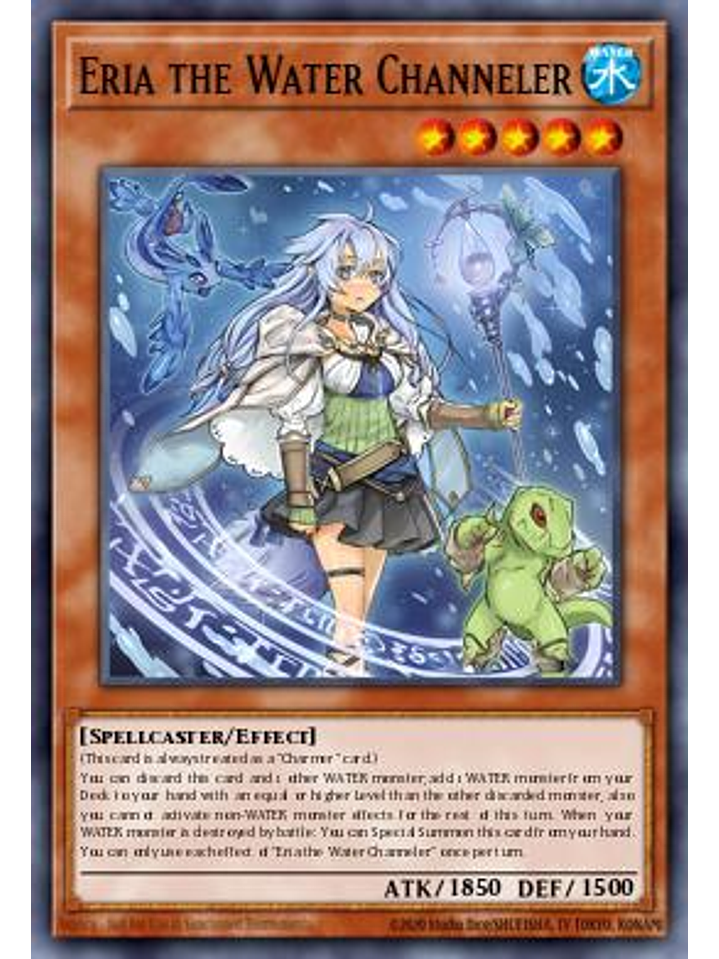 Eria the Water Channeler - CH02-EN009 - Ultra Rare 1st Edition 1