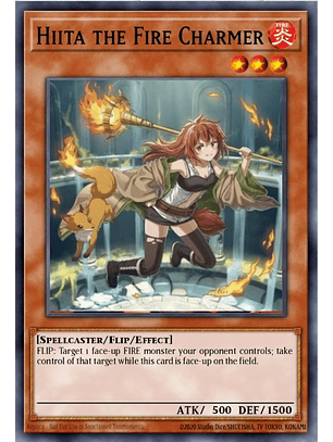 Hiita the Fire Charmer - CH02-EN002 - Ultra Rare 1st Edition