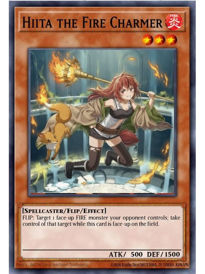 Hiita the Fire Charmer - CH02-EN002 - Ultra Rare 1st Edition 1