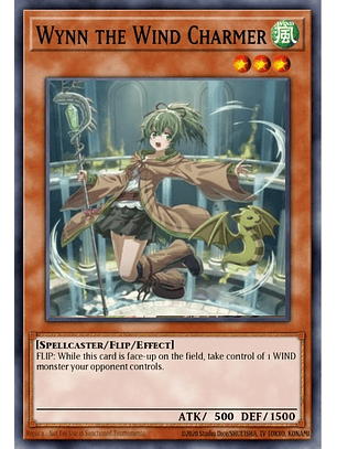 Wynn the Wind Charmer - CH02-EN003 - Ultra Rare 1st Edition