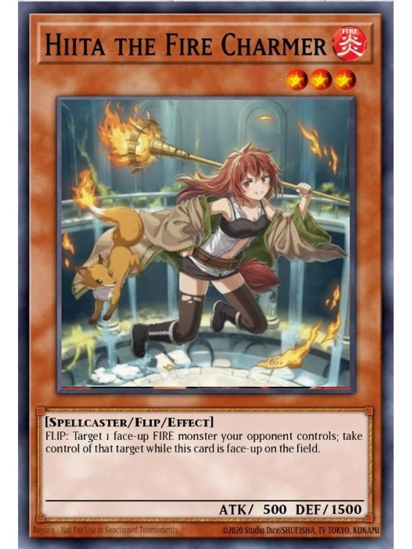 Hiita the Fire Charmer - CH02-EN002 - Starlight Rare 1st Edition 1