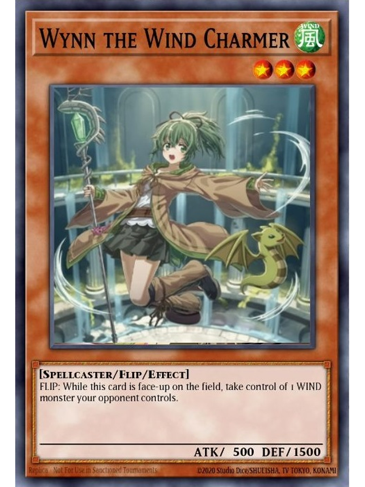 Wynn the Wind Charmer - CH02-EN003 - Secret Rare 1st Edition 1