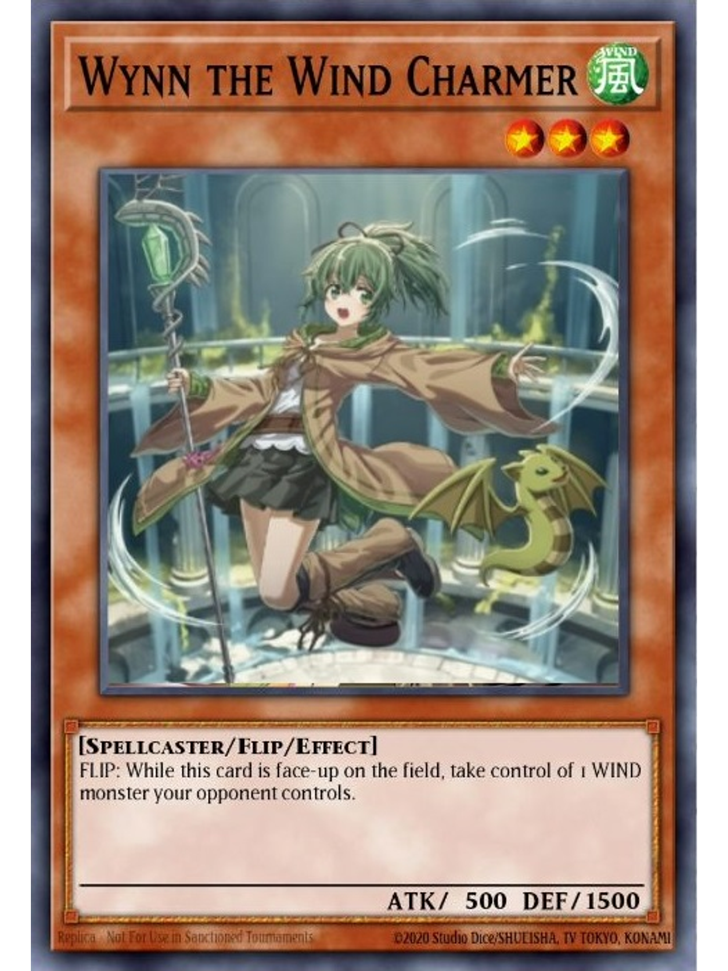 Wynn the Wind Charmer - CH02-EN003 - Starlight Rare 1st Edition 1