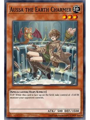 Aussa the Earth Charmer - CH02-EN004 - Secret Rare 1st Edition