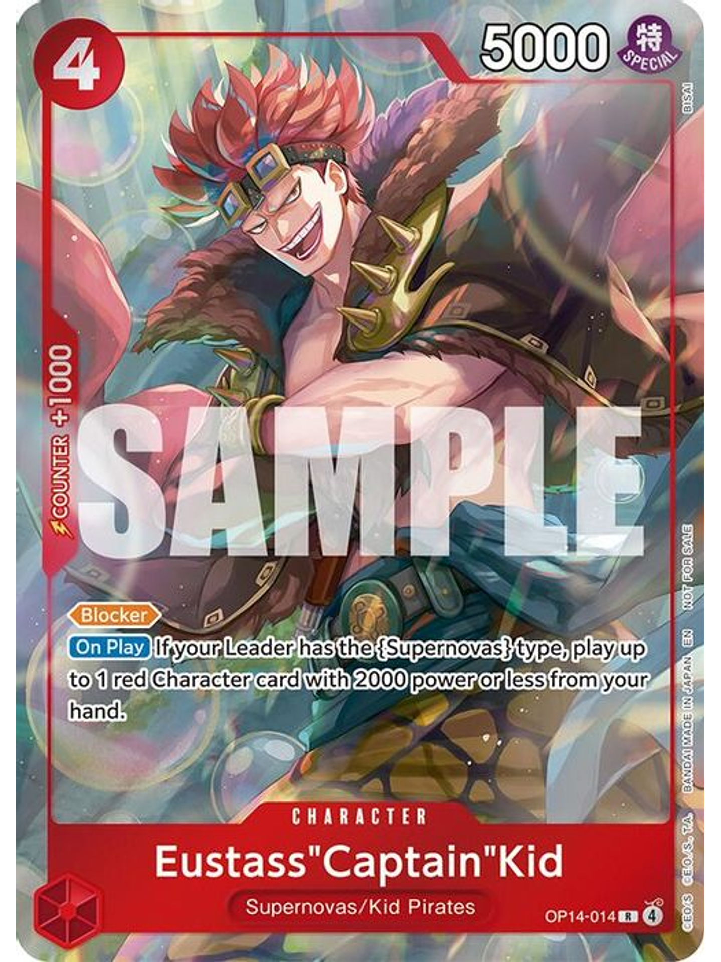 OP14-014 (Alternate Art) Eustass