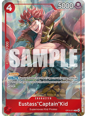 OP14-014 (Alternate Art) Eustass