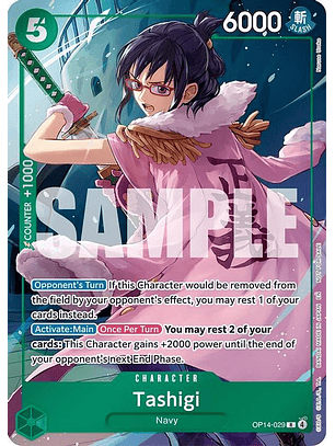 OP14-029 (Alternate Art) Tashigi