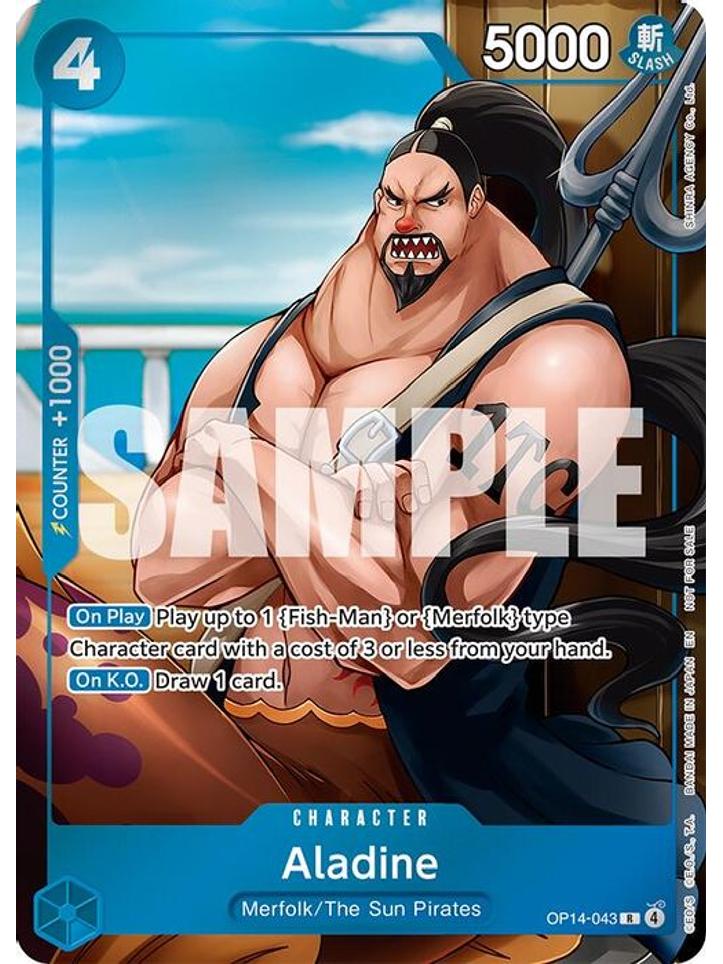 OP14-043 (Alternate Art) Aladine 1