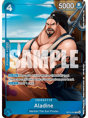 OP14-043 (Alternate Art) Aladine