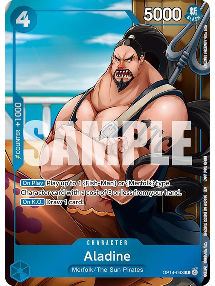 OP14-043 (Alternate Art) Aladine 1