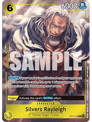 OP14-108 (Alternate Art) Silvers Rayleigh