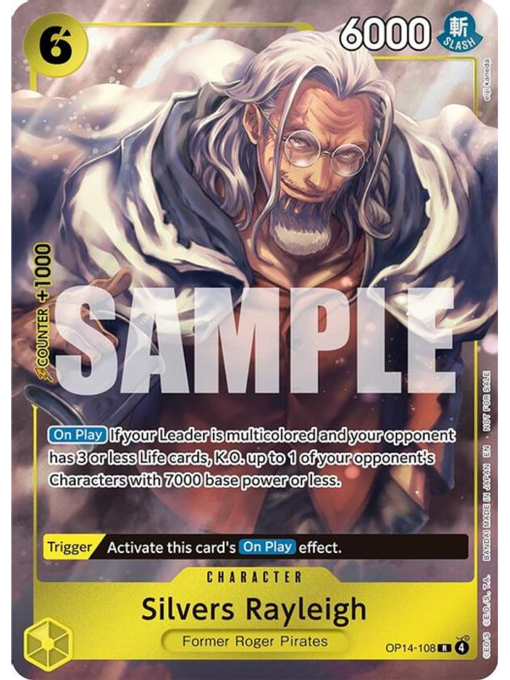 OP14-108 (Alternate Art) Silvers Rayleigh 1