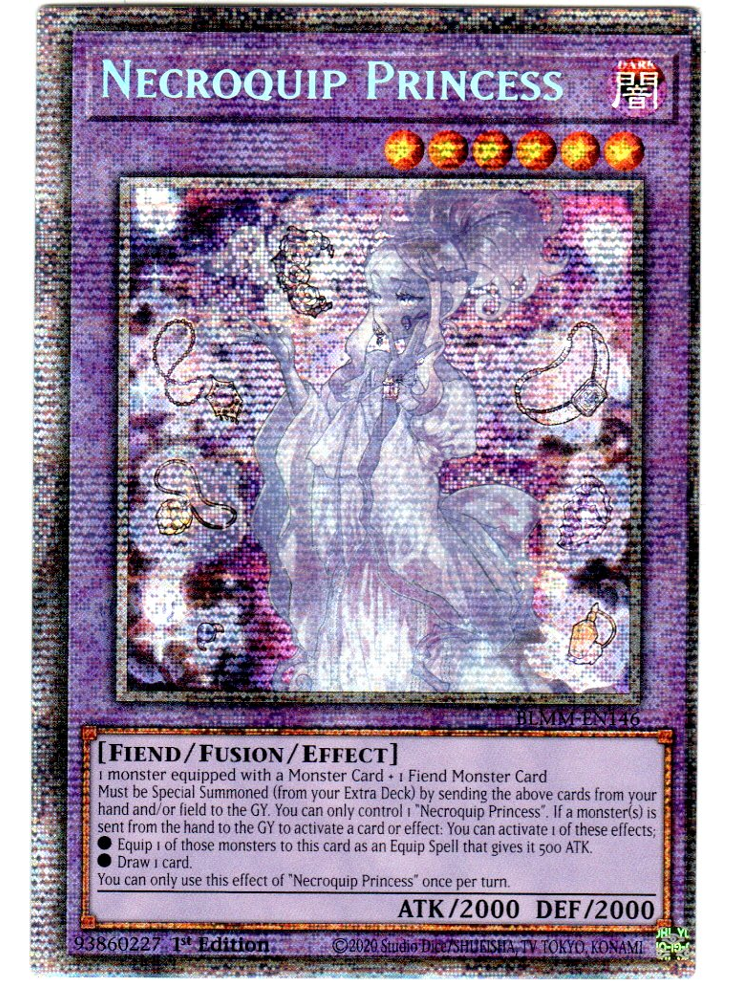 Necroquip Princess - BLMM-EN146 - Starlight Rare 1st Edition 2