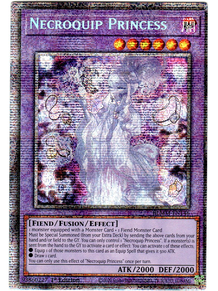 Necroquip Princess - BLMM-EN146 - Starlight Rare 1st Edition 2