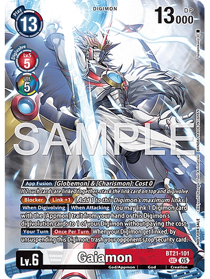 BT21-101 (Alternate Art) Gaiamon
