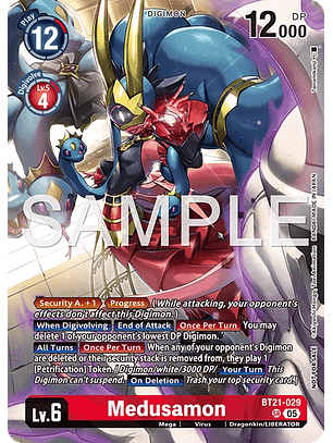 BT21-029 (Alternate Art) Medusamon