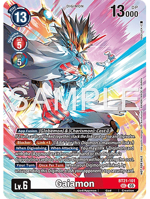 BT21-101 (Alternate Art) Gaiamon