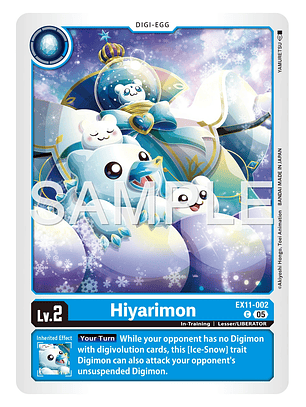 EX11-002 (Limited Foil) Hiyarimon