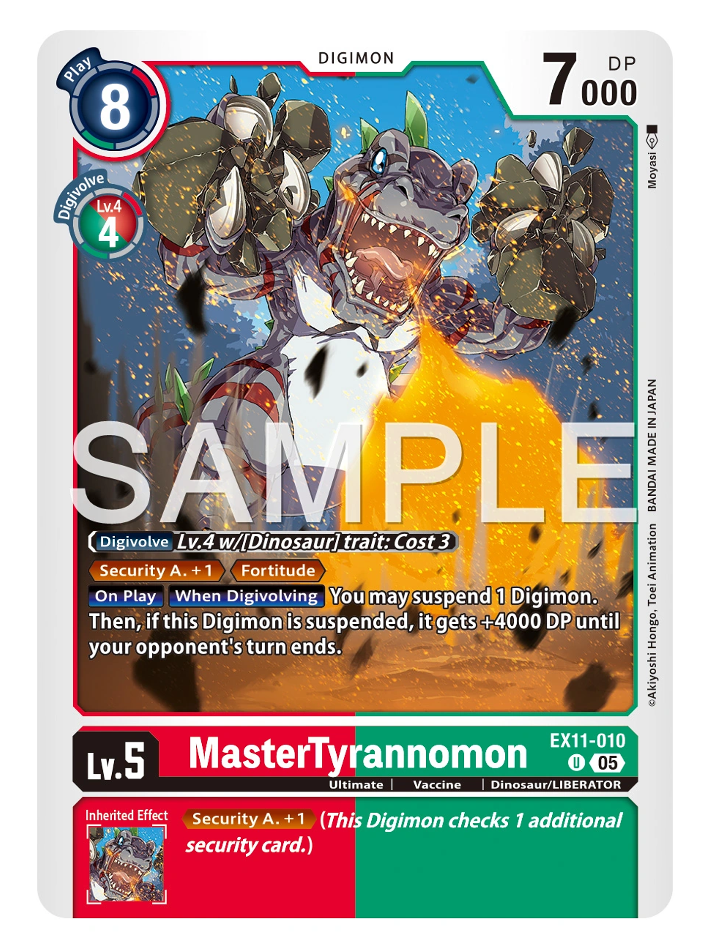 EX11-010 (Limited Foil) MasterTyrannomon 1