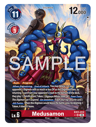 EX11-012 (Alternate Art) Medusamon