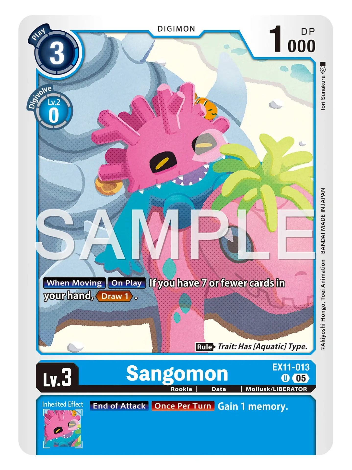 EX11-013 (Limited Foil) Sangomon 1