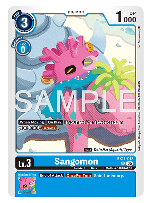 EX11-013 (Limited Foil) Sangomon