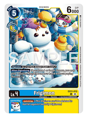 EX11-015 (Limited Foil) Frigimon