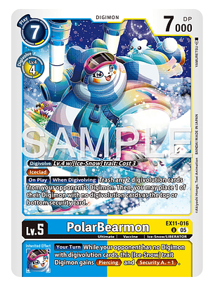 EX11-016 (Limited Foil) PolarBearmon