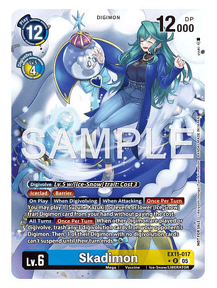 EX11-017 (Alternate Art) Skadimon