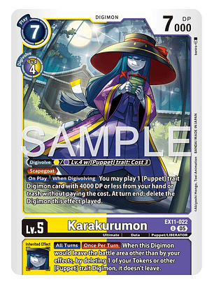 EX11-022 (Limited Foil) Karakurumon