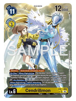 EX11-024 (Alternate Art) Cendrillmon