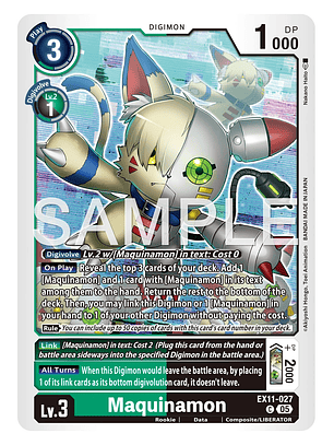 EX11-027 (Limited Foil) Maquinamon