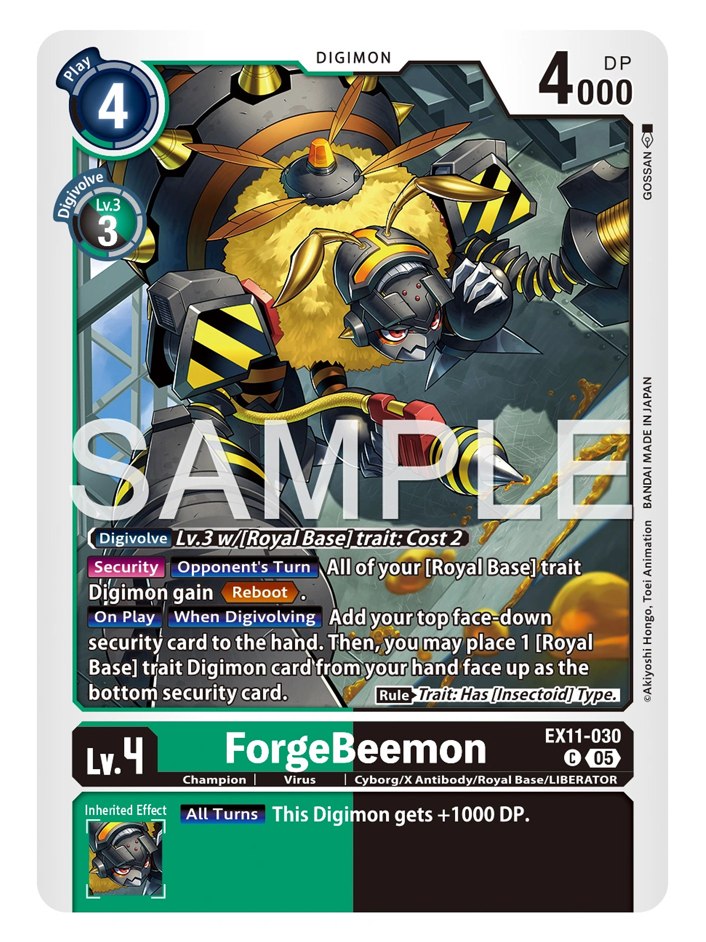 EX11-030 C ForgeBeemon 1